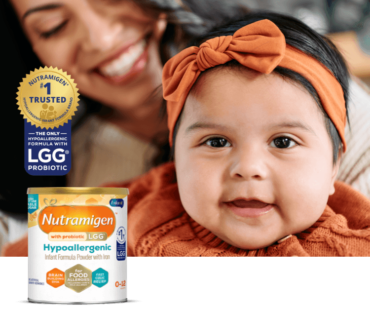 Enfamil Marca #1 de confianza para pediatras* y padres, foto de mamá y bebé