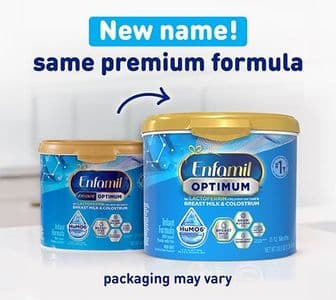 Enfamil Optimim - New name same premium formula. Packaging may vary.
